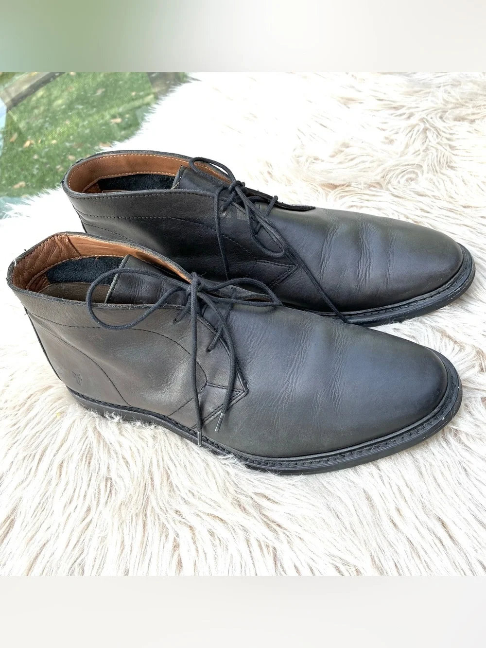 Frye Paul Black Leather Chukka Boots Men’s Sz 11